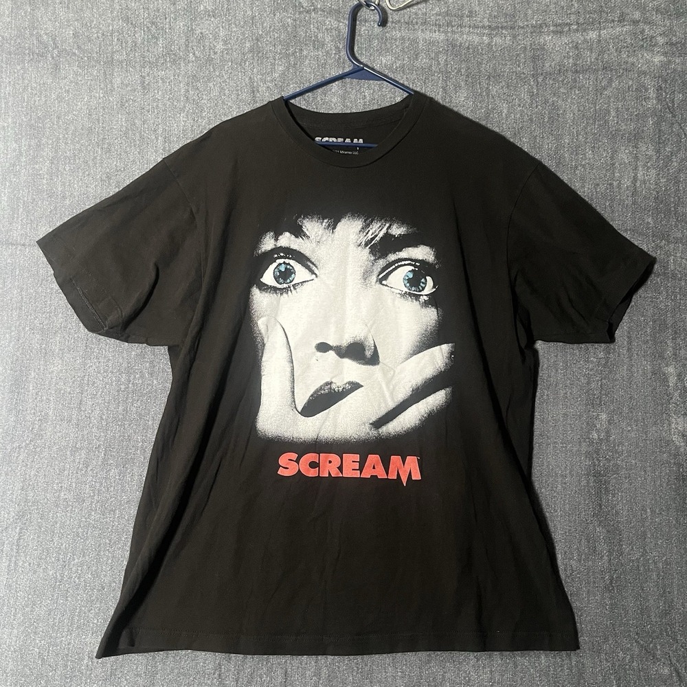 Scream Movie T Shirt XL Black Casey Becker Drew Barrymore Graphic Horror